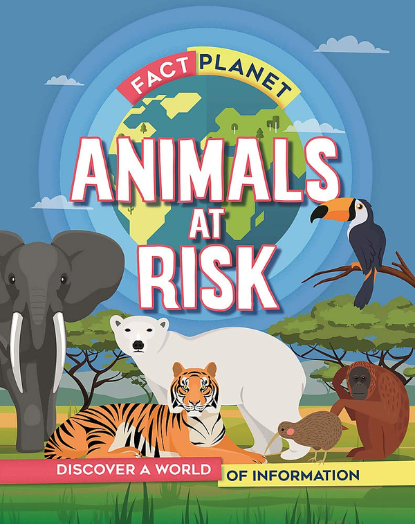 Бумажная книга «Animals at Risk», автор Иззи Хауэлл - фото №1