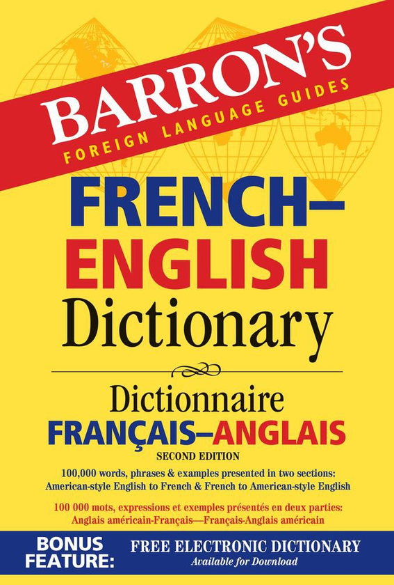 Паперова книга « Barron's French-English Dictionary», автор Урсула Мартіні - фото №1