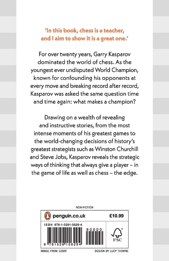 Паперова книга «How Life Imitates Chess», автор Гарі Каспаров - фото №1