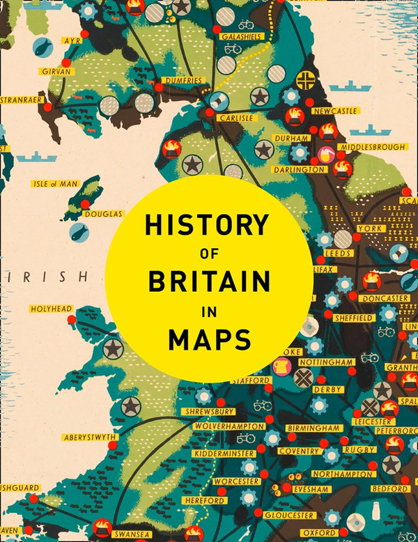 Бумажная книга «History of Britain in Maps: Over 90 Maps of our nation through time», автор Филип Паркер - фото №1