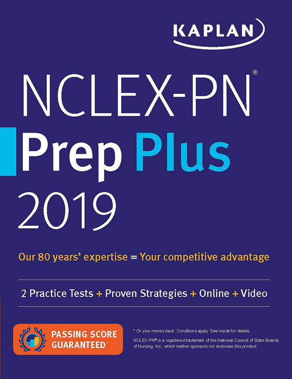 Бумажная книга «NCLEX-PN Prep Plus 2019 : 2 Practice Tests + Proven Strategies + Online + Video» - фото №1