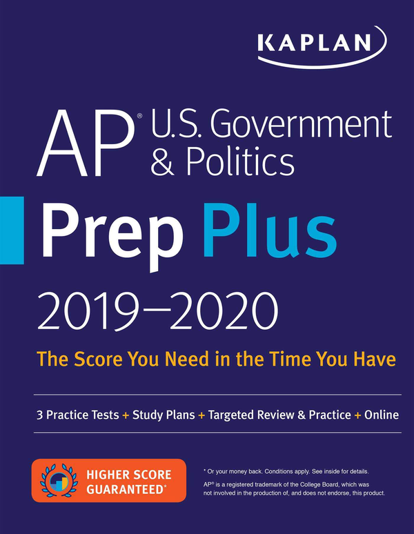 Паперова книга « AP U.S. Government & Politics Prep Plus 2019-2020 : 3 Practice Tests + Study Plans + Targeted Review & Practice + Online» - фото №1