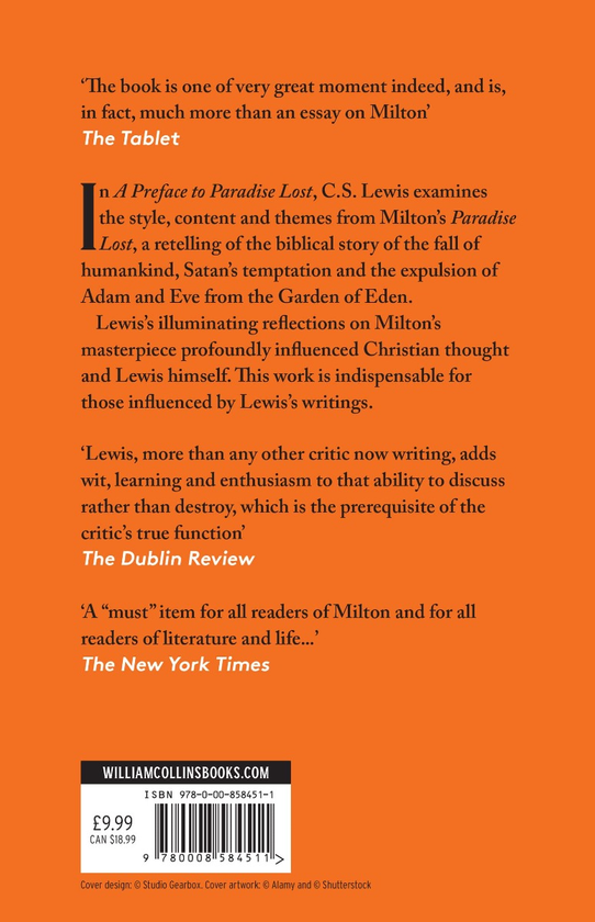 Бумажная книга «A Preface to Paradise Lost», автор Клайв Стейплз Льюис - фото №1