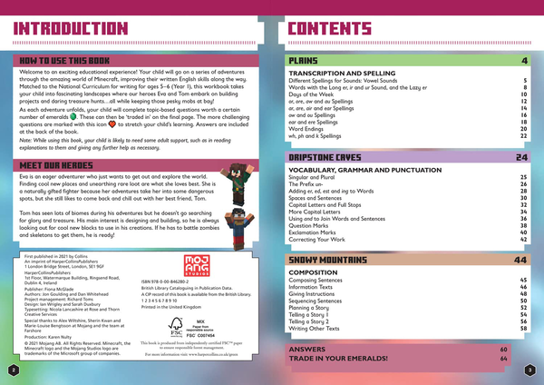 [object Object] «Minecraft English Ages 5-6: Official Workbook» - фото №3 - мініатюра
