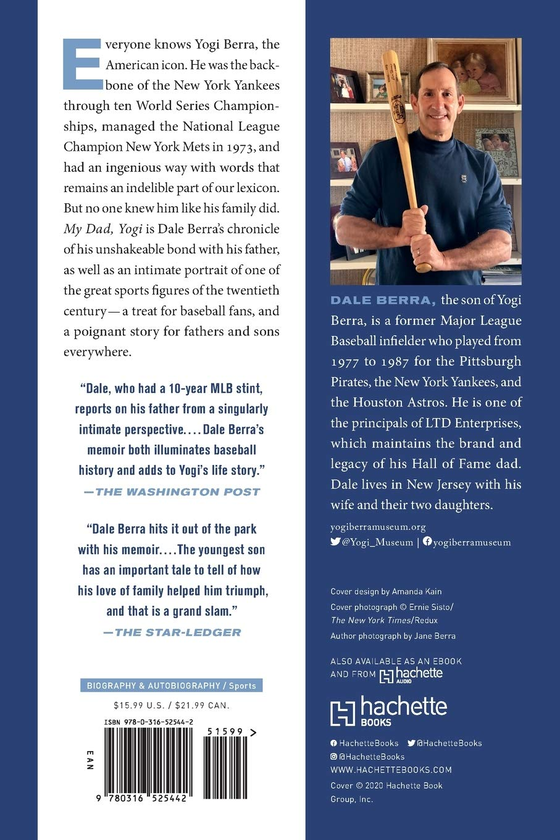 Бумажная книга «My Dad, Yogi. A Memoir of Family and Baseball», автор Дейл Берра - фото №1