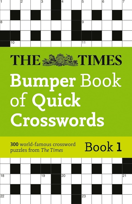 Бумажная книга «The Times Bumper Book of Quick Crosswords Book 1. 300 World-Famous Crossword Puzzles» - фото №1