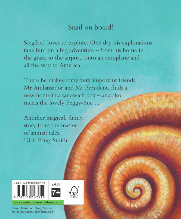 Паперова книга «The Adventurous Snail», автор Дік Кінг-Сміт - фото №1