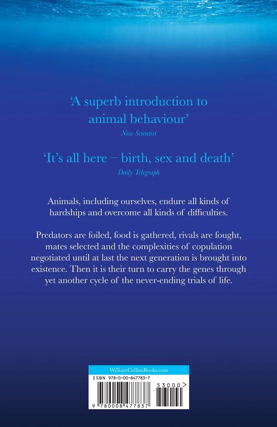 Паперова книга «The Trials of Life. A Natural History of Animal Behaviour», автор Девід Аттенборо - фото №1