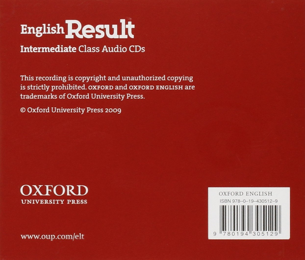 Бумажная книга «English Result Intermediate: Class Audio CDs (2)», авторов Энни Макдональд, Марк Хэнкок - фото №1