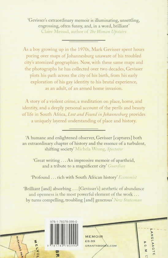 Бумажная книга «Lost and Found in Johannesburg: A Memoir», автор Марк Гевиссер - фото №1