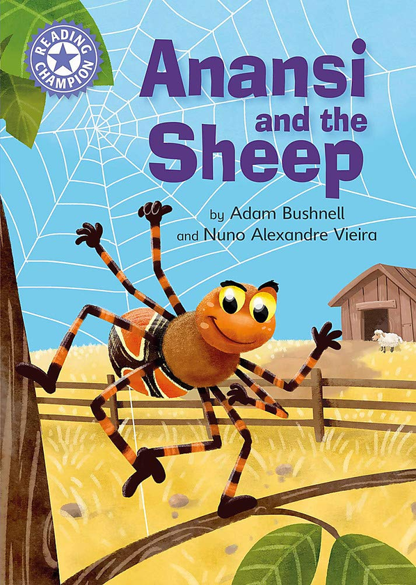Бумажная книга «Anansi and the Sheep. Independent Reading Purple 8», автор Адам Бушнелл - фото №1