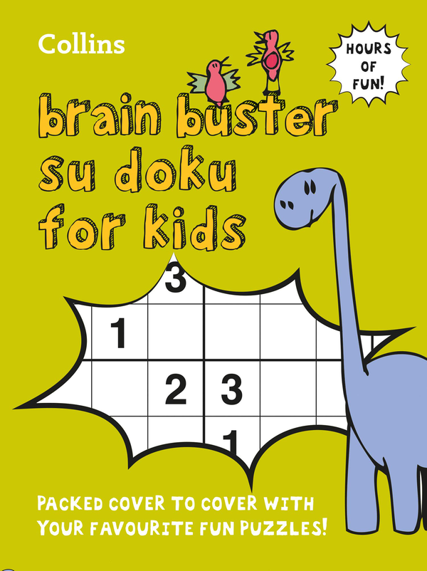 Бумажная книга «Collins Brain Buster Su Doku for Kids», автор Коллинз - фото №1