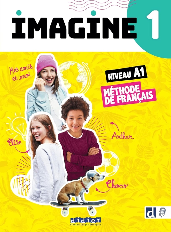 [object Object] «Imagine 1. Livre. Niveau A1. Méthode De Français + didierfle.app», авторів Маріанна Еллафаф, Марі-Ноель Коктон - фото №1
