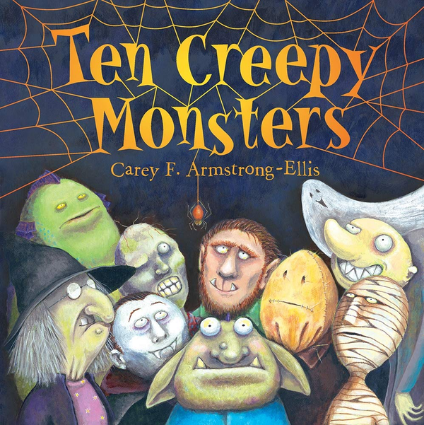 Бумажная книга «Ten Creepy Monsters», автор Кэри Армстронг-Эллис - фото №1