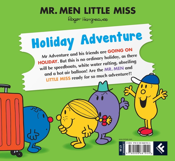 Паперова книга «Mr. Men Little Miss: Holiday Adventure», автор Адам Харгрівз - фото №1