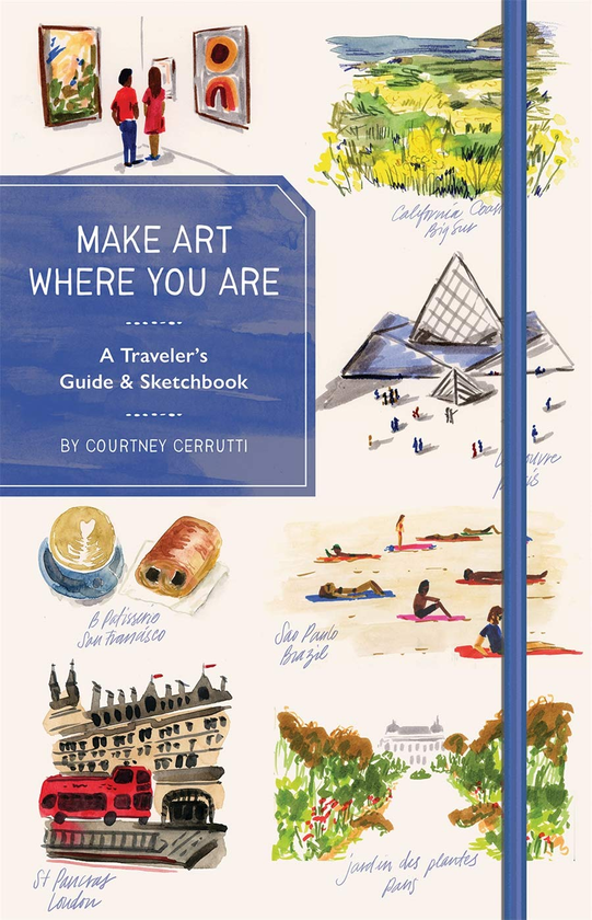 Паперова книга «Make Art Where You Are », автор Кортні Черруті - фото №1