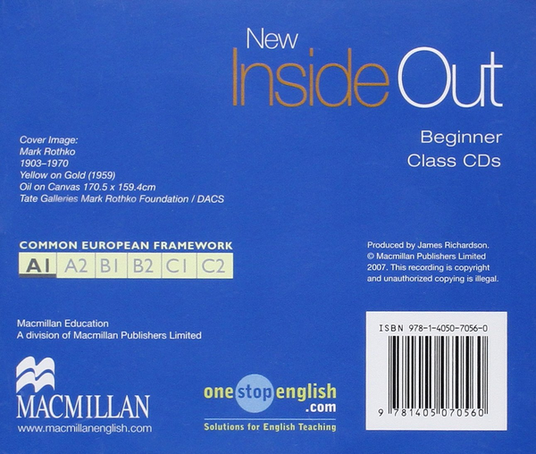 [object Object] «New Inside Out Beginner Class CD-ROM», авторів Сью Кей, Воган Джонс - фото №2 - мініатюра