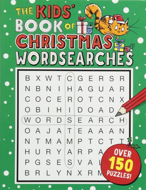 Бумажная книга «The Kids’ Book of Christmas Wordsearches», автор Сара Хан - фото №1