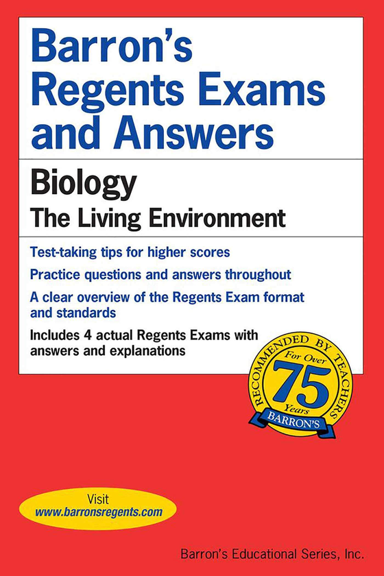Бумажная книга «Regents Exams and Answers: Biology», автор Марион Чиммино - фото №1