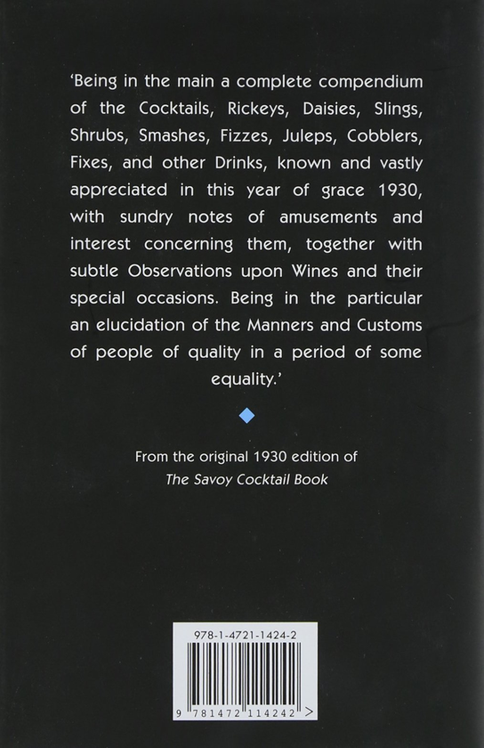 Бумажная книга «The Savoy Cocktail Book» - фото №1