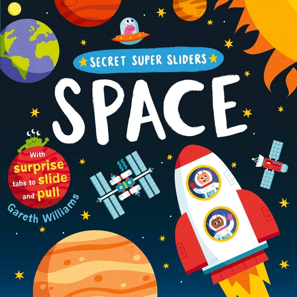 Бумажная книга «Secret Super Sliders: Space», автор Scholastic Ltd - фото №1