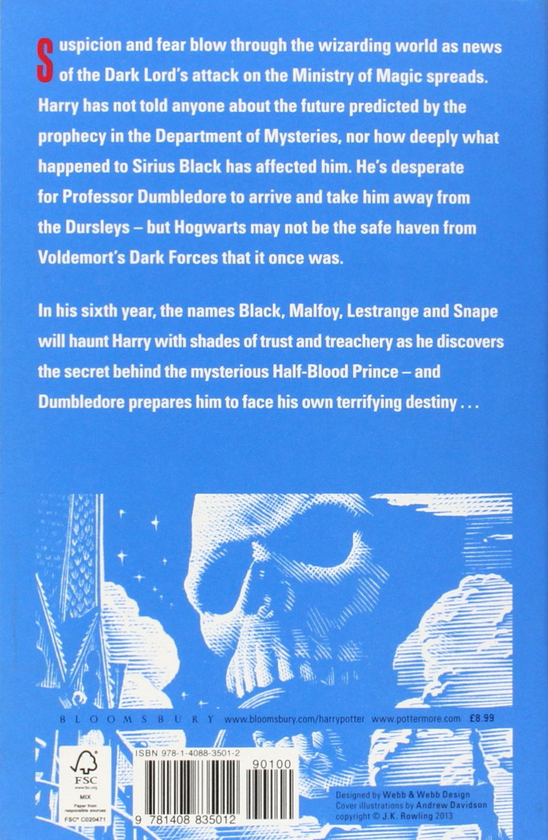 Бумажная книга «Harry Potter and the Half-Blood Prince», автор Джоан Роулинг - фото №1