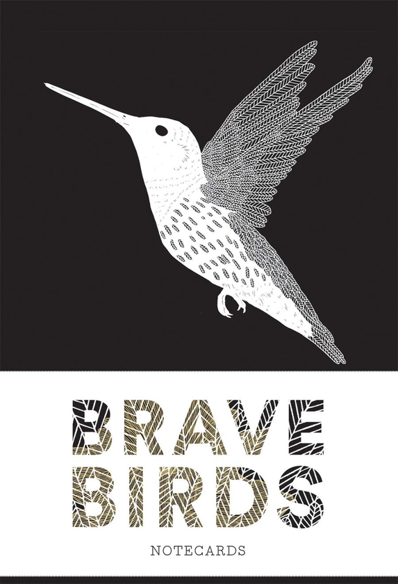 Бумажная книга «Brave Birds Notecards», автор Мод Уайт - фото №1