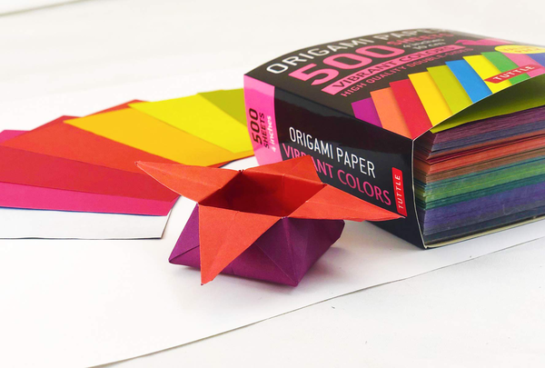 Паперова книга «Origami Paper. 500 sheets. Vibrant Colors. 10 cm» - фото №1
