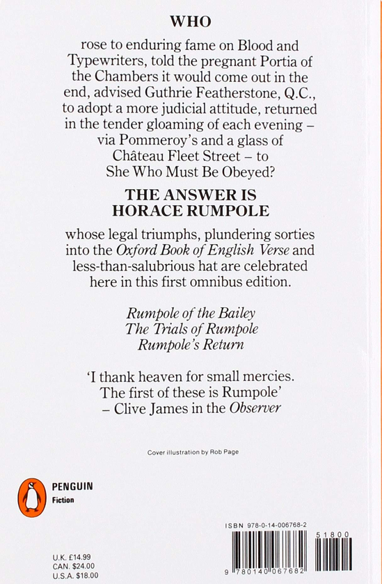 Паперова книга «The First Rumpole Omnibus», автор Джон Мортімер - фото №1
