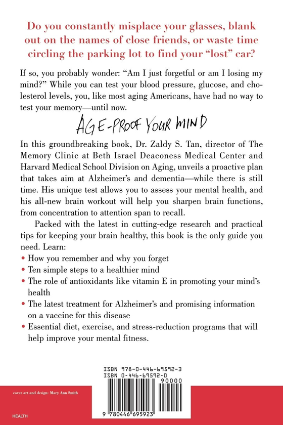 Бумажная книга «Age-Proof Your Mind. Detect, Delay and Prevent Memory Loss Before It's Too Late», автор Залди С. Тан - фото №1