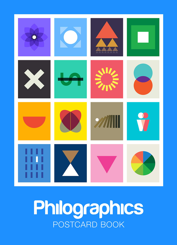Бумажная книга «Philographics Postcard book» - фото №1