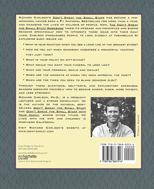 [object Object] «The Don't Sweat the Small Stuff Workbook. Exercises, Questions, and Self-Tests to Help You Keep the Little Things from Taking Over Your Life», автор Ричард Карлсон - фото №2 - миниатюра