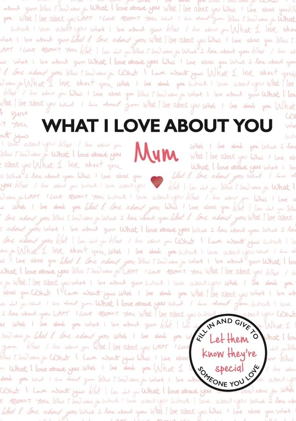 Паперова книга «What I Love About You. Mum» - фото №1