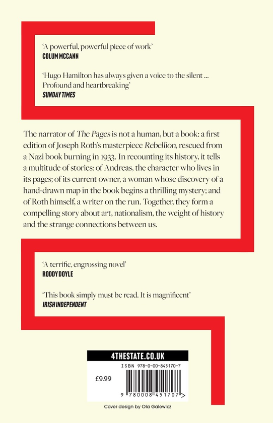 Бумажная книга «The Pages», автор Хьюго Гамильтон - фото №1