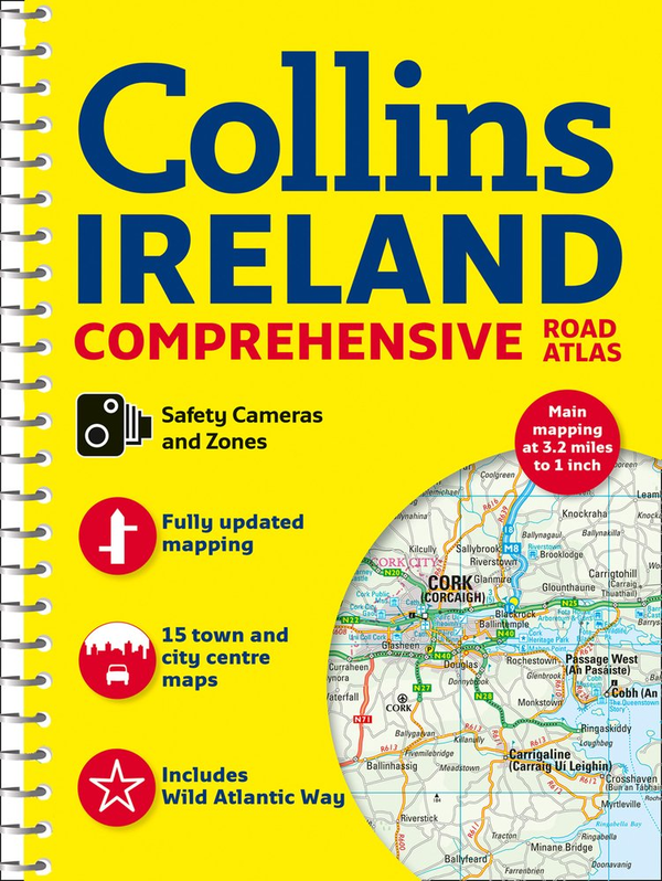 Бумажная книга «Comprehensive Road Atlas Ireland» - фото №1
