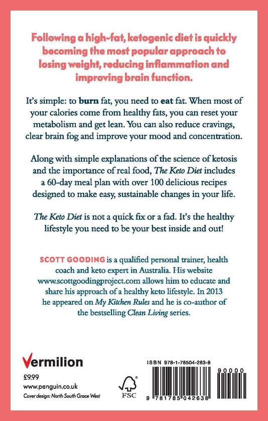 Бумажная книга «The Keto Diet: A 60-day protocol to boost your health», автор Скотт Гудинг - фото №1