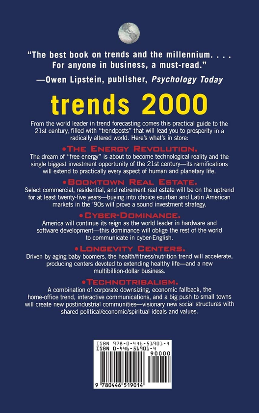 Паперова книга «Trends 2000. How to Prepare for and Profit from the Changes of the 21st Century», автор Джеральд Селенте - фото №1