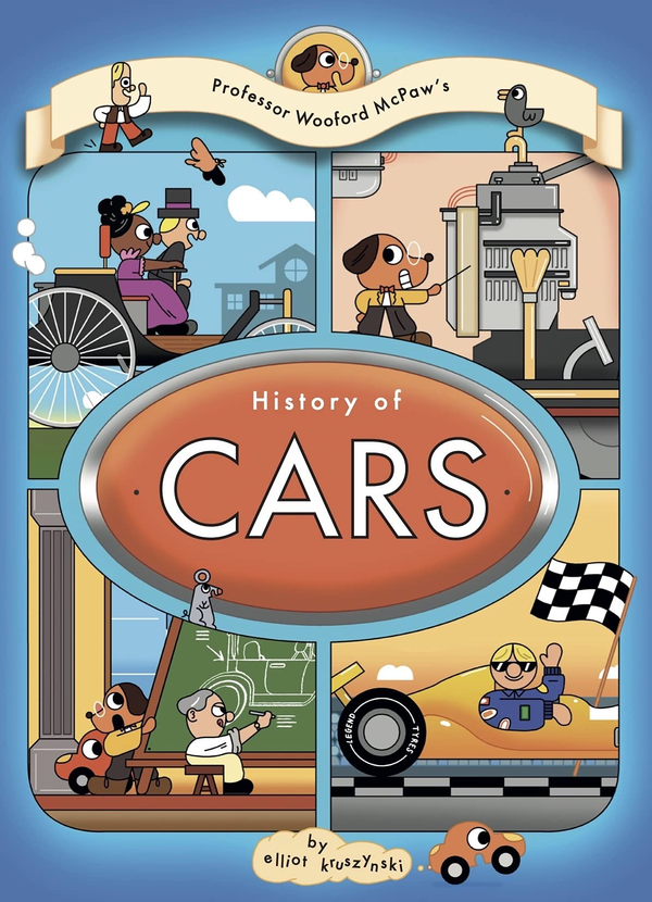 Бумажная книга «Professor Wooford McPaw's History of Cars», автор Эллиот Крушинский - фото №1