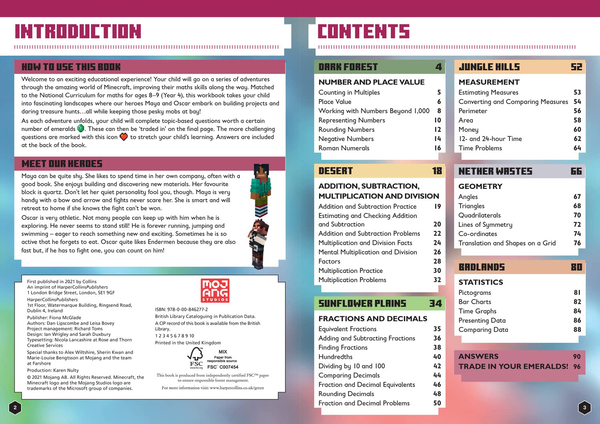 [object Object] «Minecraft Maths Ages 8-9: Official Workbook» - фото №5 - мініатюра