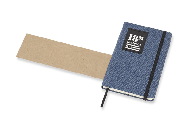  «Карманный еженедельник Moleskine Denim 2019 (DDN18WN2Y19)», бренда Moleskine - фото №1
