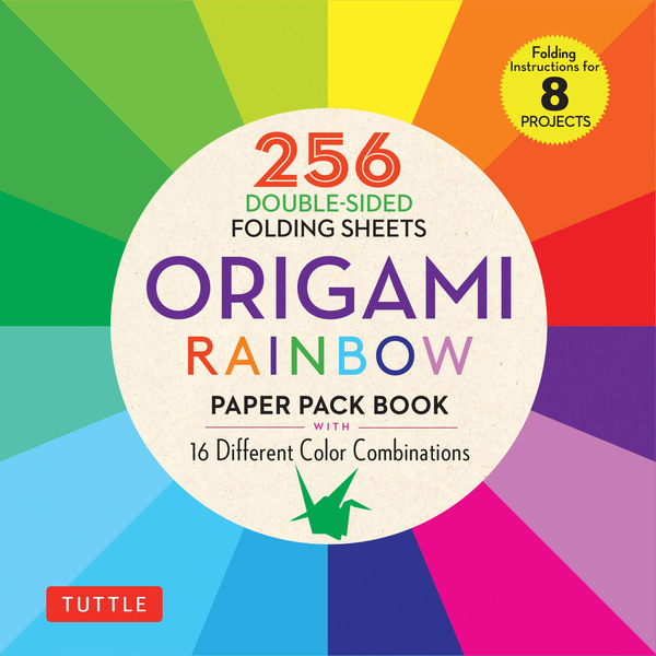 Паперова книга «Origami Rainbow Paper Pack Book» - фото №1