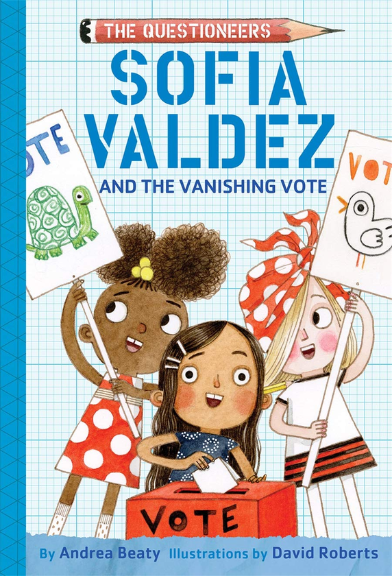 Паперова книга «Sofia Valdez and the Vanishing Vote», автор Андреа Біті - фото №1