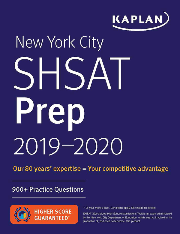 Паперова книга « New York City SHSAT Prep 2019-2020 : 900+ Practice Questions» - фото №1