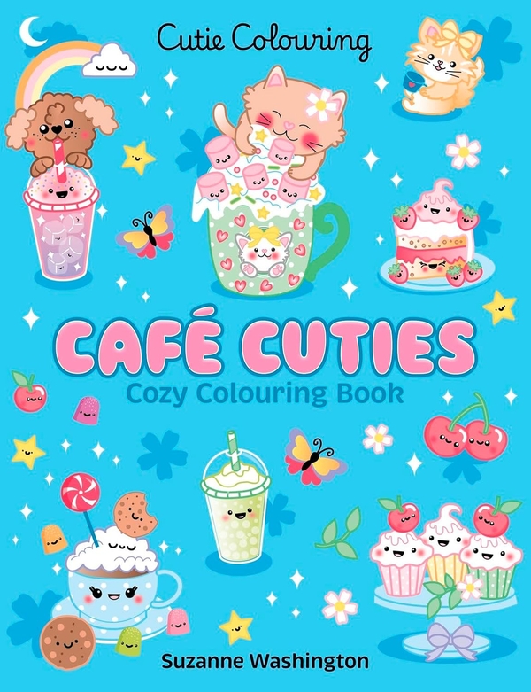 Бумажная книга «Cafe Cuties: Colouring Book», автор Схоластик - фото №1