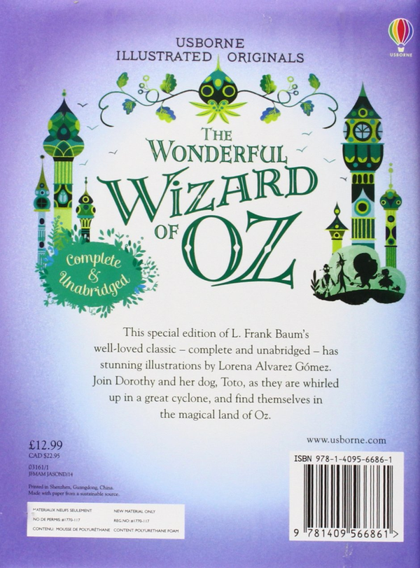 Бумажная книга «The Wonderful Wizard of Oz», автор Лаймен Фрэнк Баум - фото №1