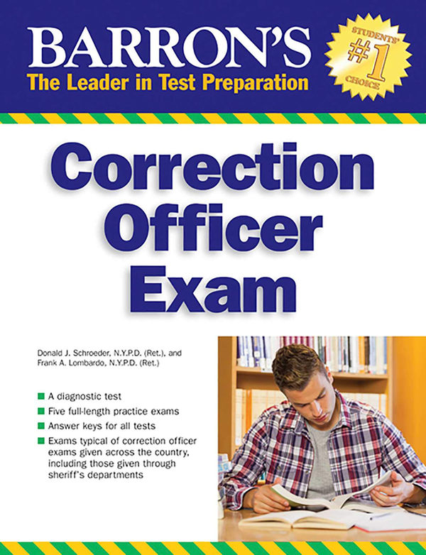 Паперова книга «Barron's Correction Officer Exam», автор Дональд Дж. Шредер - фото №1