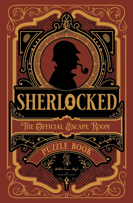 Бумажная книга «Sherlocked! The official escape room puzzle book», автор Том Уэ - фото №1