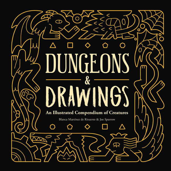 Бумажная книга «Dungeons and Drawings/ An Illustrated Compendium of Creatures», авторов Бланка Марта нез де Ритуерто, Джо Спарроу - фото №1