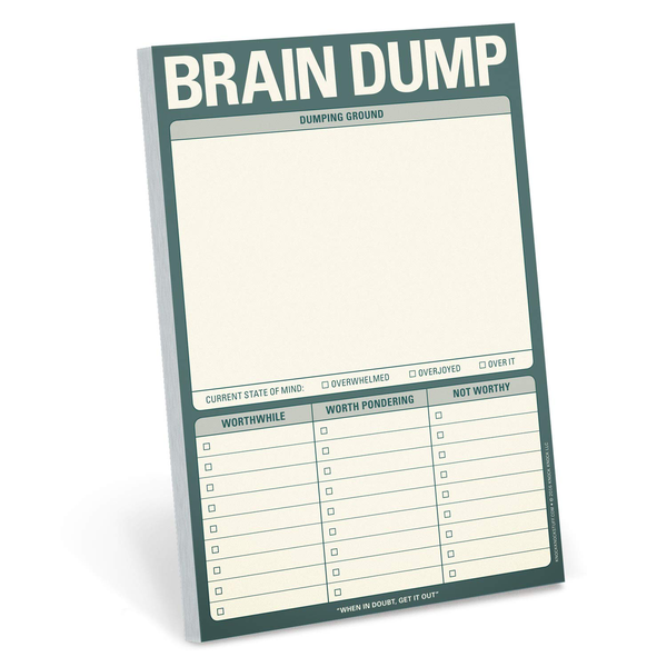Паперова книга «Brain Dump Pad» - фото №1