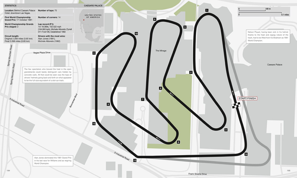Паперова книга «Grand Prix Circuits. Maps and statistics from every Formula One track», автор Моріс Гамільтон - фото №1